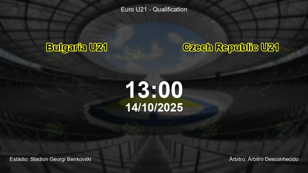 Palpite e an&aacute;lise do jogo Bulgaria U21 vs Czech Republic U21 pela Euro U21 - Qualification