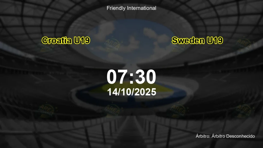 Palpite e an&aacute;lise do jogo Croatia U19 vs Sweden U19 pela Friendly International
