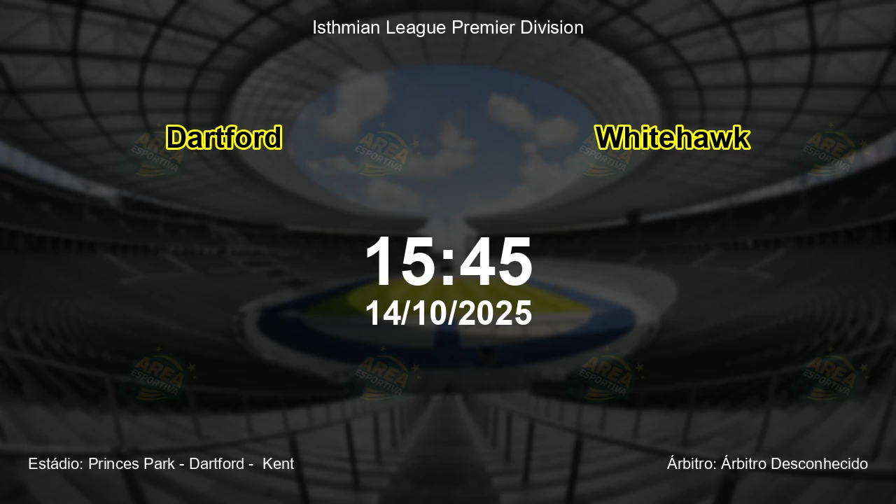 Palpite e análise do jogo Dartford vs Whitehawk pela Isthmian League Premier Division
