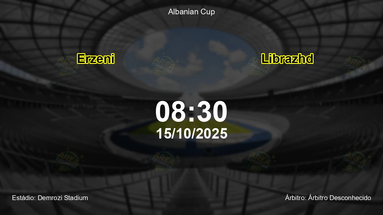 Palpite e análise do jogo Erzeni vs Librazhd pela Albanian Cup