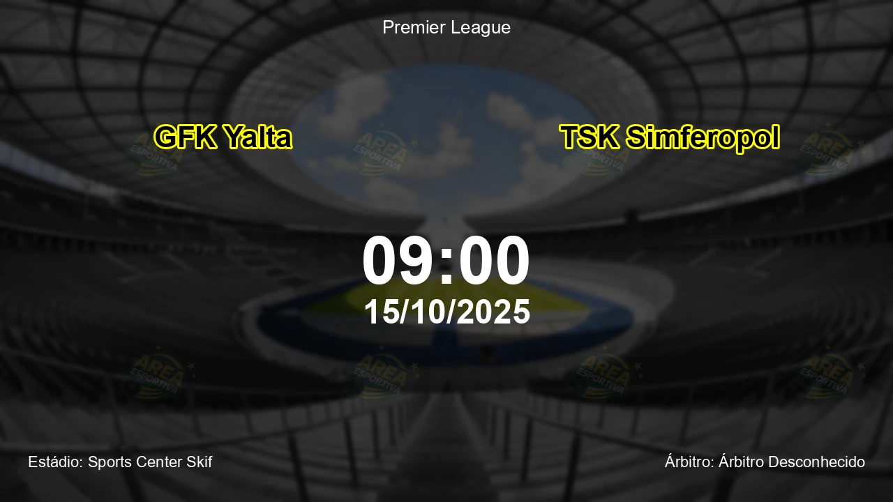 Palpite e análise do jogo GFK Yalta vs TSK Simferopol pela Premier League