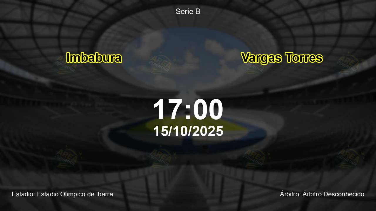 Palpite e análise do jogo Imbabura vs Vargas Torres pela Serie B