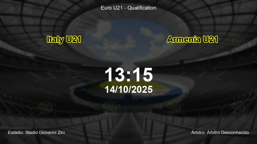 Palpite e an&aacute;lise do jogo Italy U21 vs Armenia U21 pela Euro U21 - Qualification