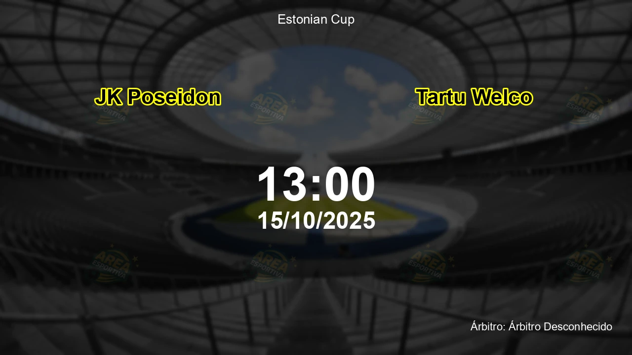 Palpite e análise do jogo JK Poseidon vs Tartu Welco pela Estonian Cup