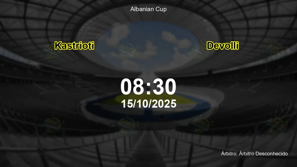 Palpite e an&aacute;lise do jogo Kastrioti vs Devolli pela Albanian Cup