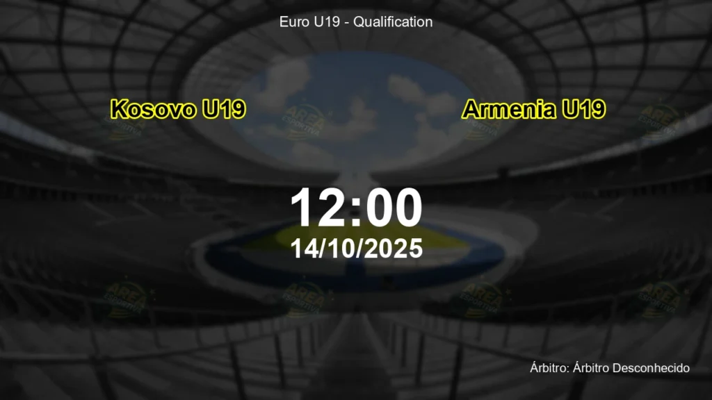 Palpite e an&aacute;lise do jogo Kosovo U19 vs Armenia U19 pela Euro U19 - Qualification