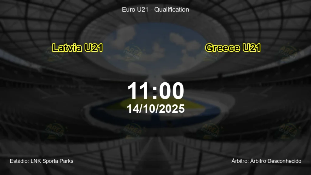 Palpite e an&aacute;lise do jogo Latvia U21 vs Greece U21 pela Euro U21 - Qualification