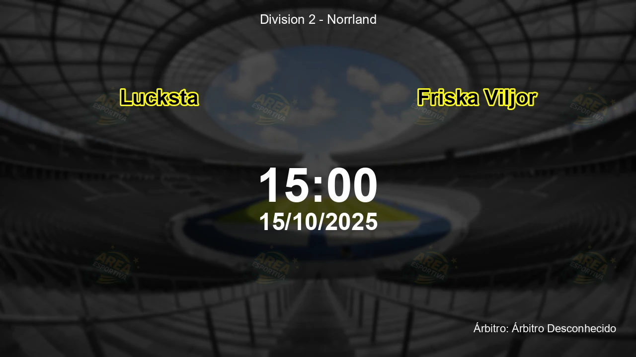 Palpite e análise do jogo Lucksta vs Friska Viljor pela Division 2 - Norrland