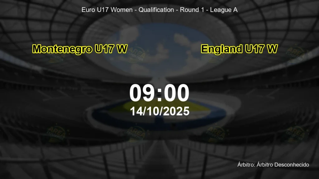 Palpite e an&aacute;lise do jogo Montenegro U17 W vs England U17 W pela Euro U17 Women - Qualification - Round 1 - League A
