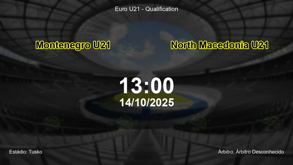 Palpite e an&aacute;lise do jogo Montenegro U21 vs North Macedonia U21 pela Euro U21 - Qualification
