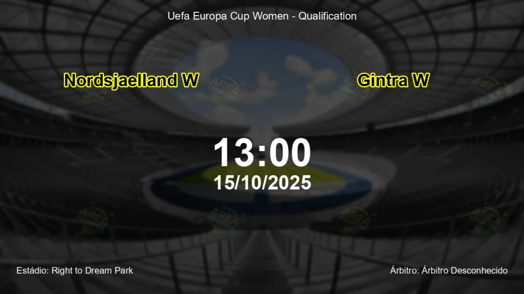 Palpite e an&aacute;lise do jogo Nordsjaelland W vs Gintra W pela Uefa Europa Cup Women - Qualification