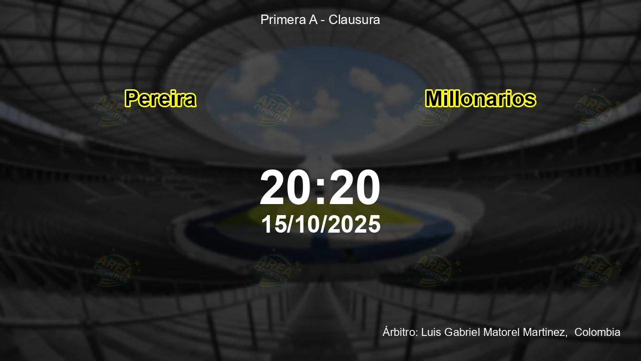 Palpite e análise do jogo Pereira vs Millonarios pela Primera A - Clausura