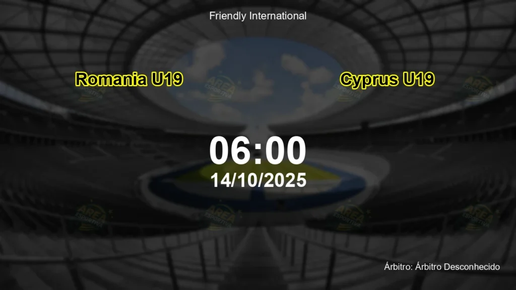 Palpite e an&aacute;lise do jogo Romania U19 vs Cyprus U19 pela Friendly International