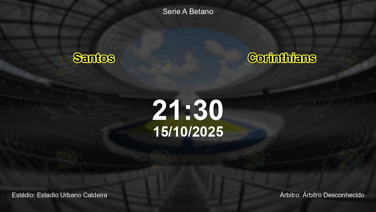 Palpite e análise do jogo Santos vs Corinthians pela Serie A Betano