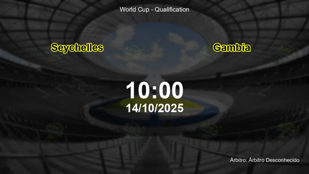 Palpite e an&aacute;lise do jogo Seychelles vs Gambia pela World Cup - Qualification