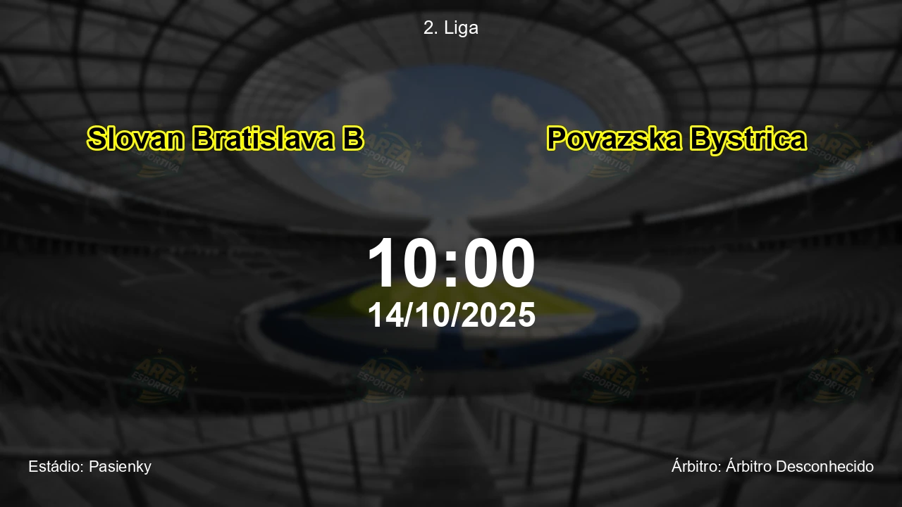 Palpite e análise do jogo Slovan Bratislava B vs Povazska Bystrica pela 2. Liga