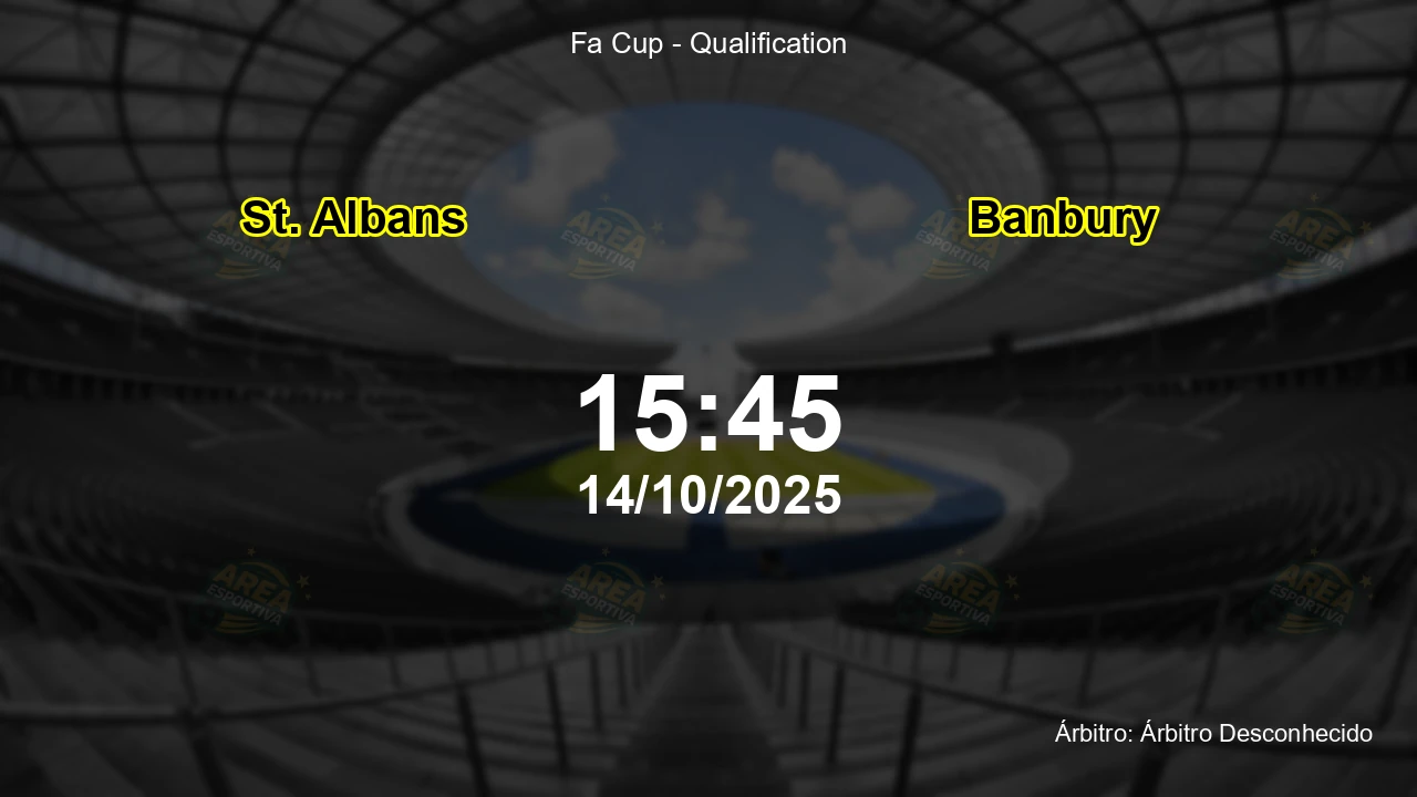 Palpite e análise do jogo St. Albans vs Banbury pela Fa Cup - Qualification