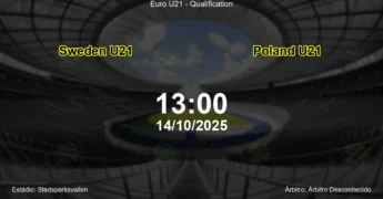 Palpite e análise do jogo Sweden U21 vs Poland U21 pela Euro U21 - Qualification