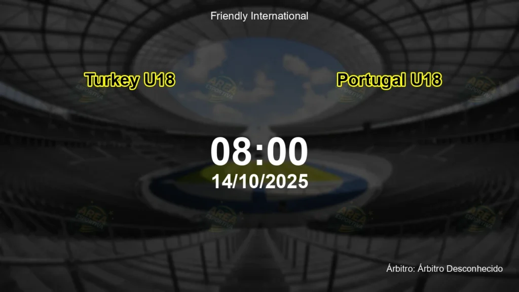 Palpite e an&aacute;lise do jogo Turkey U18 vs Portugal U18 pela Friendly International