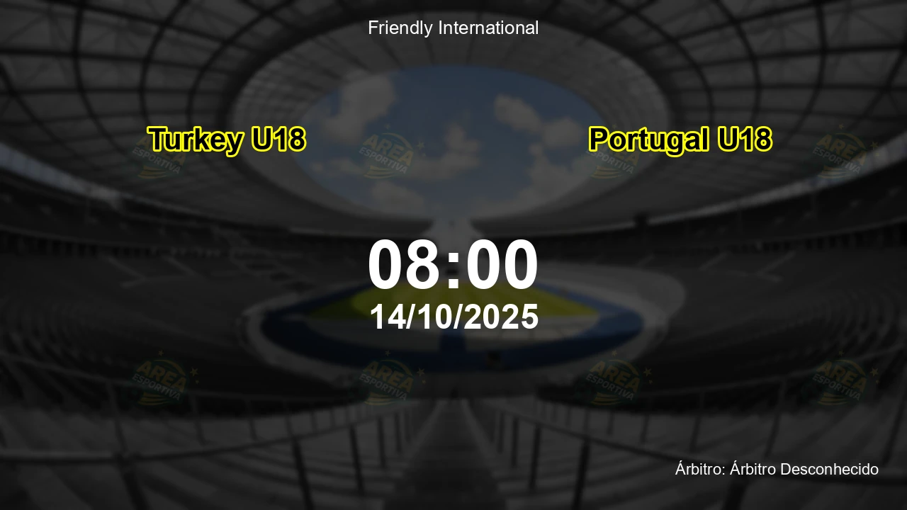 Palpite e análise do jogo Turkey U18 vs Portugal U18 pela Friendly International
