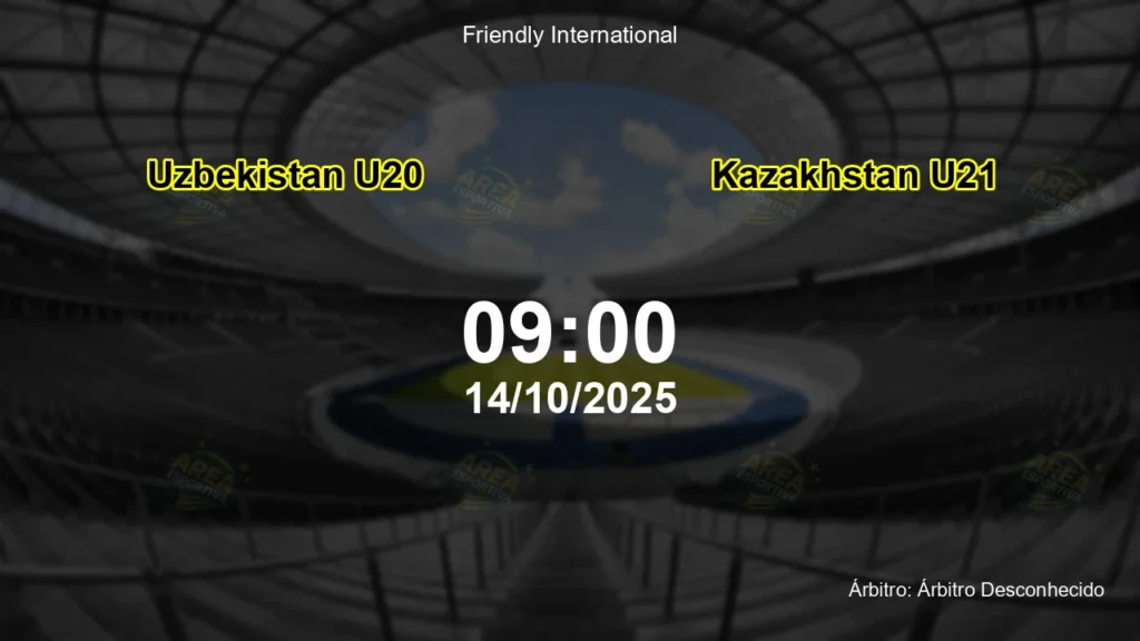 Palpite e an&aacute;lise do jogo Uzbekistan U20 vs Kazakhstan U21 pela Friendly International