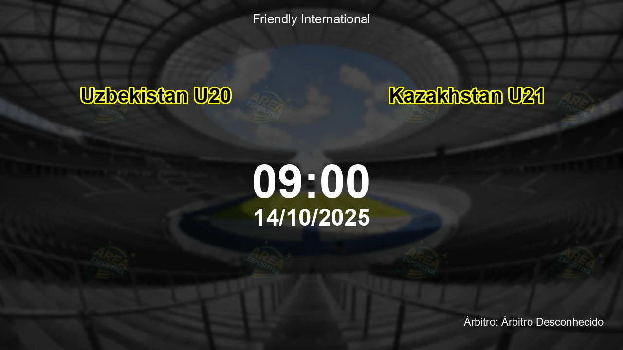 Palpite e análise do jogo Uzbekistan U20 vs Kazakhstan U21 pela Friendly International