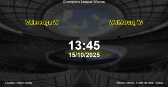 Palpite e análise do jogo Valerenga W vs Wolfsburg W pela Champions League Women