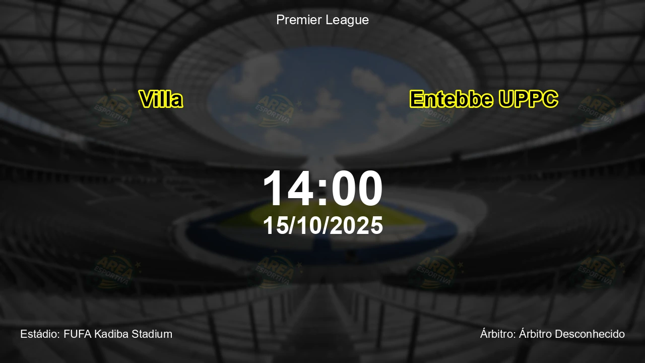 Palpite e análise do jogo Villa vs Entebbe UPPC pela Premier League