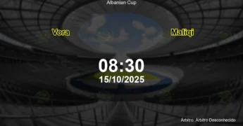Palpite e análise do jogo Vora vs Maliqi pela Albanian Cup