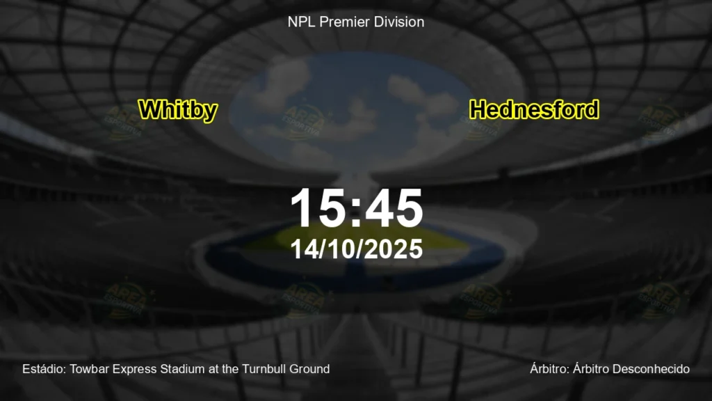 Palpite e an&aacute;lise do jogo Whitby vs Hednesford pela NPL Premier Division