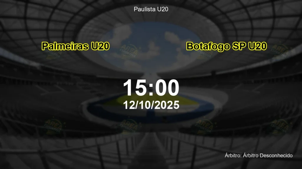 Palpite e an&aacute;lise do jogo Palmeiras U20 vs Botafogo SP U20 pela Paulista U20