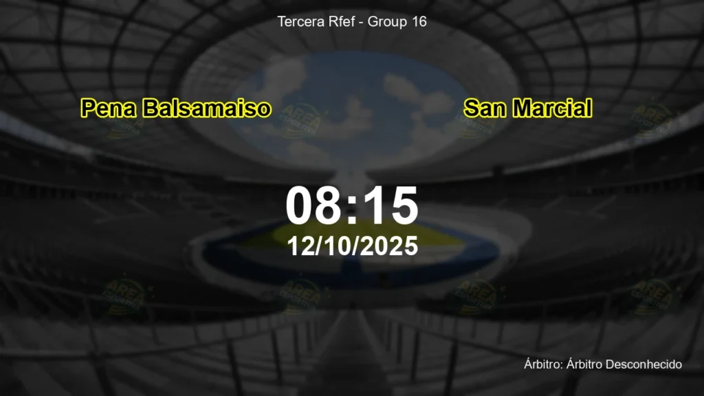 Palpite e an&aacute;lise do jogo Pena Balsamaiso vs San Marcial pela Tercera Rfef - Group 16