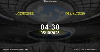 Palpite e análise do jogo Persipal BU vs PSS Sleman pela Championship