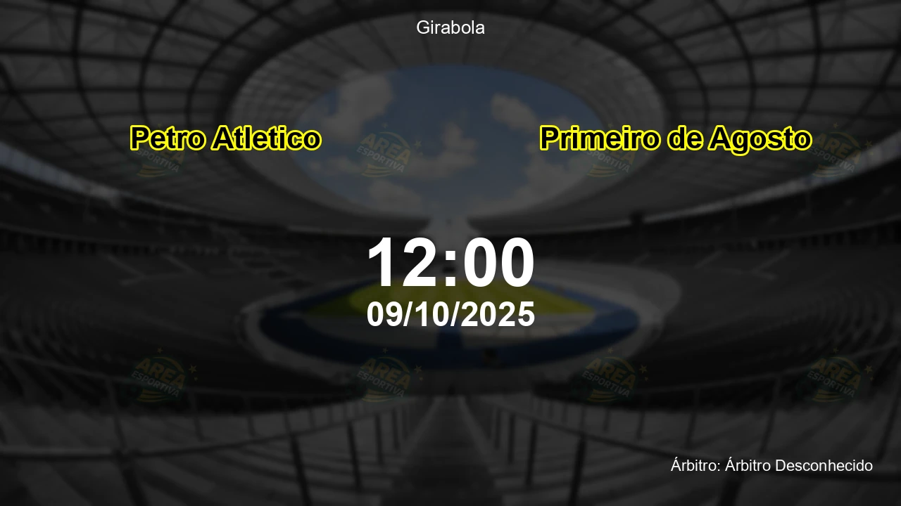 Palpite e análise do jogo Petro Atletico vs Primeiro de Agosto pela Girabola