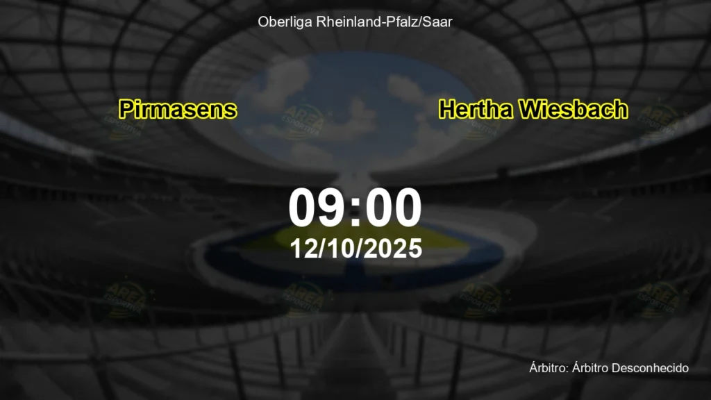 Palpite e an&aacute;lise do jogo Pirmasens vs Hertha Wiesbach pela Oberliga Rheinland-Pfalz/Saar
