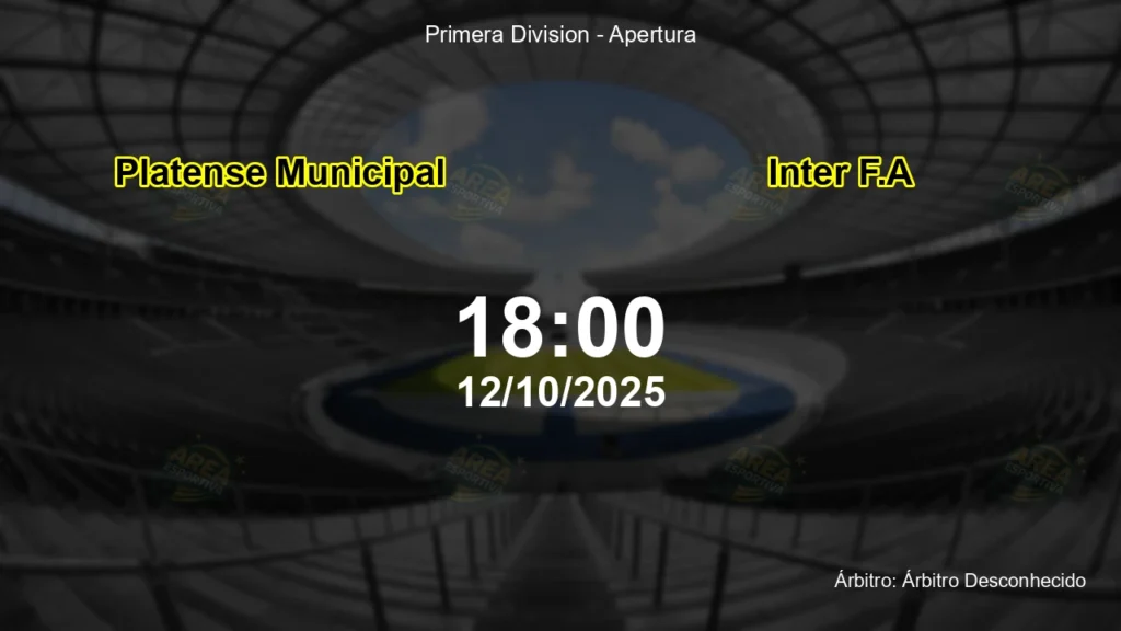 Palpite e an&aacute;lise do jogo Platense Municipal vs Inter F.A pela Primera Division - Apertura