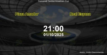 Palpite e análise do jogo Plaza Amador vs Real Espana pela Concacaf Central American Cup