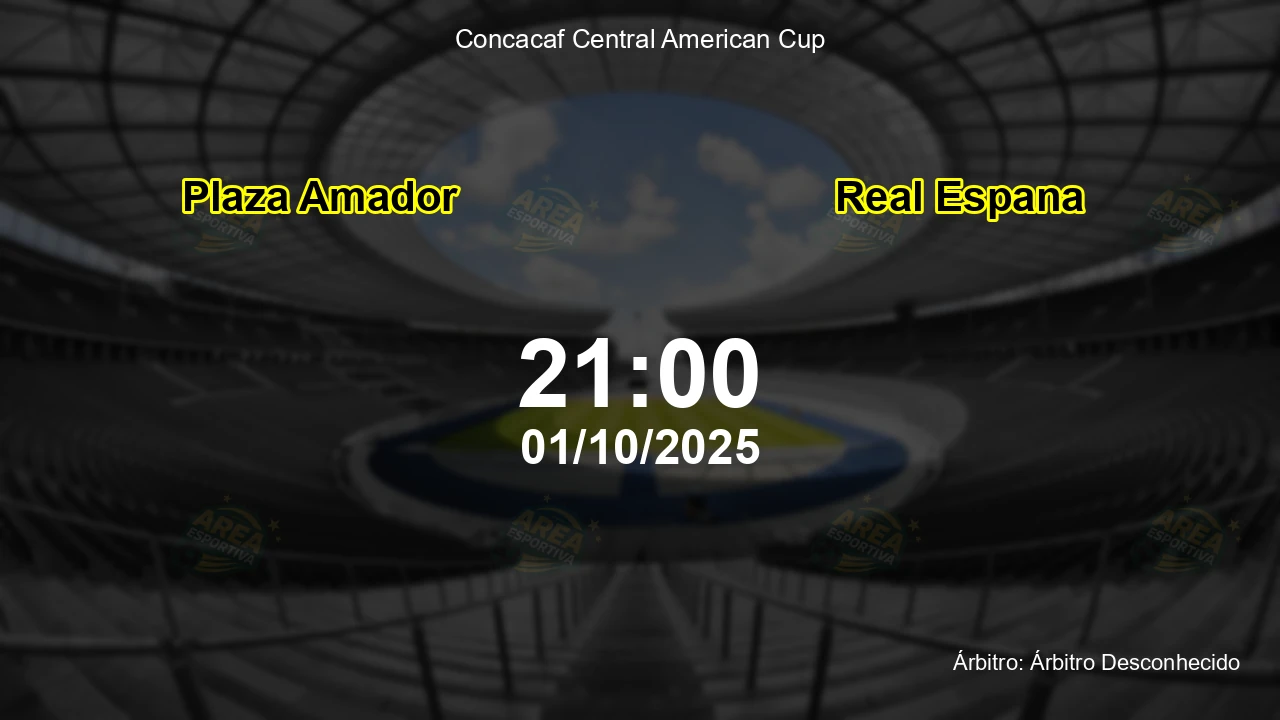 Palpite e análise do jogo Plaza Amador vs Real Espana pela Concacaf Central American Cup