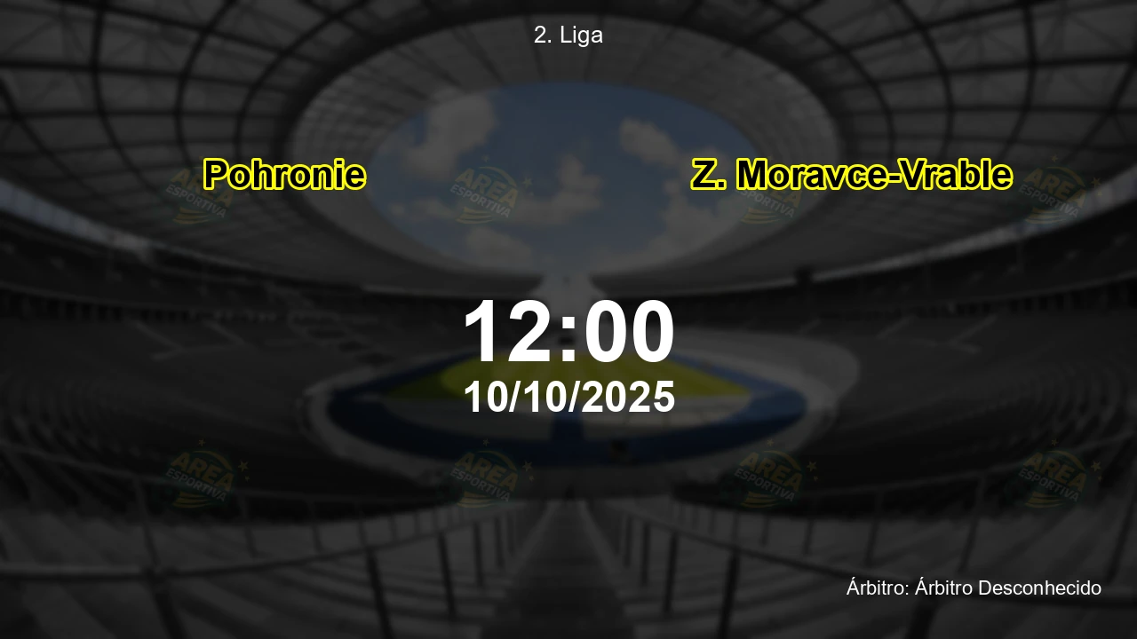 Palpite e análise do jogo Pohronie vs Z. Moravce-Vrable pela 2. Liga