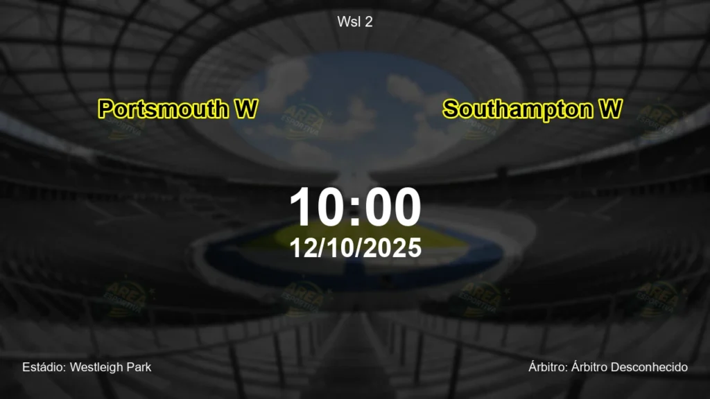 Palpite e an&aacute;lise do jogo Portsmouth W vs Southampton W pela Wsl 2