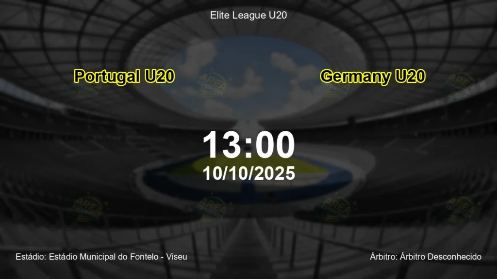 Palpite e an&aacute;lise do jogo Portugal U20 vs Germany U20 pela Elite League U20