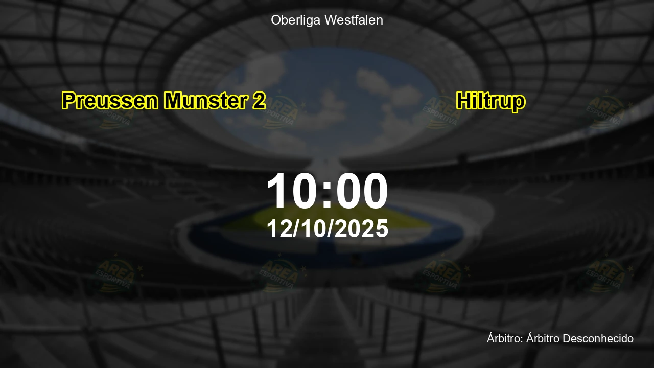 Palpite e análise do jogo Preussen Munster 2 vs Hiltrup pela Oberliga Westfalen