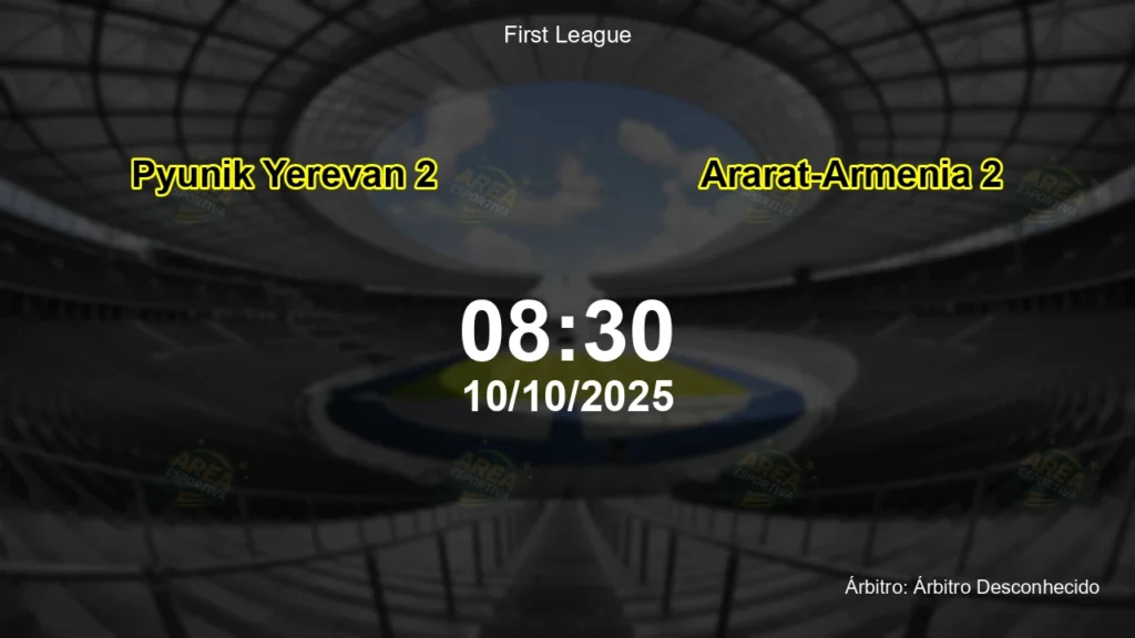 Palpite e an&aacute;lise do jogo Pyunik Yerevan 2 vs Ararat-Armenia 2 pela First League