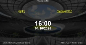 Palpite e análise do jogo QPR vs Oxford Utd pela Championship