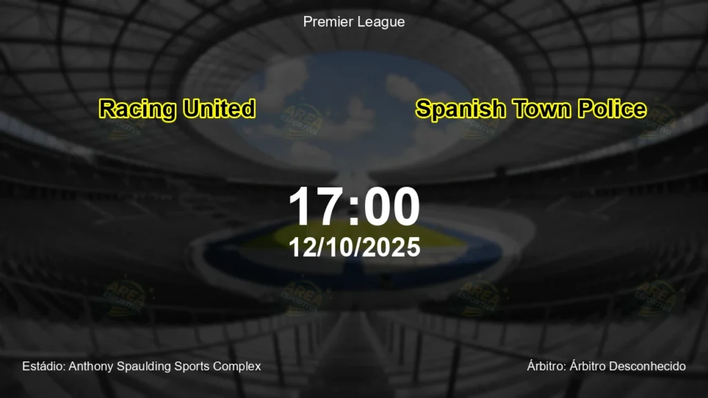 Palpite e an&aacute;lise do jogo Racing United vs Spanish Town Police pela Premier League