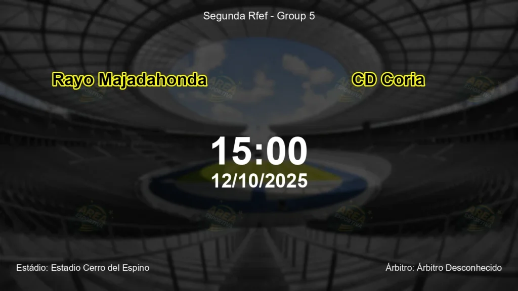 Palpite e an&aacute;lise do jogo Rayo Majadahonda vs CD Coria pela Segunda Rfef - Group 5