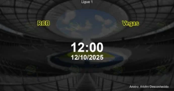 Palpite e análise do jogo RCB vs Vegas pela Ligue 1