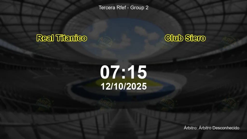 Palpite e an&aacute;lise do jogo Real Titanico vs Club Siero pela Tercera Rfef - Group 2