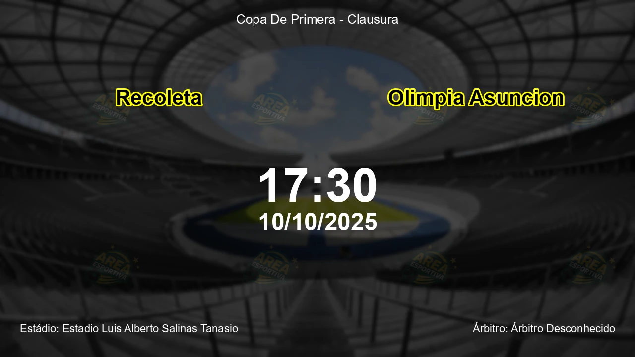Palpite e análise do jogo Recoleta vs Olimpia Asuncion pela Copa De Primera - Clausura