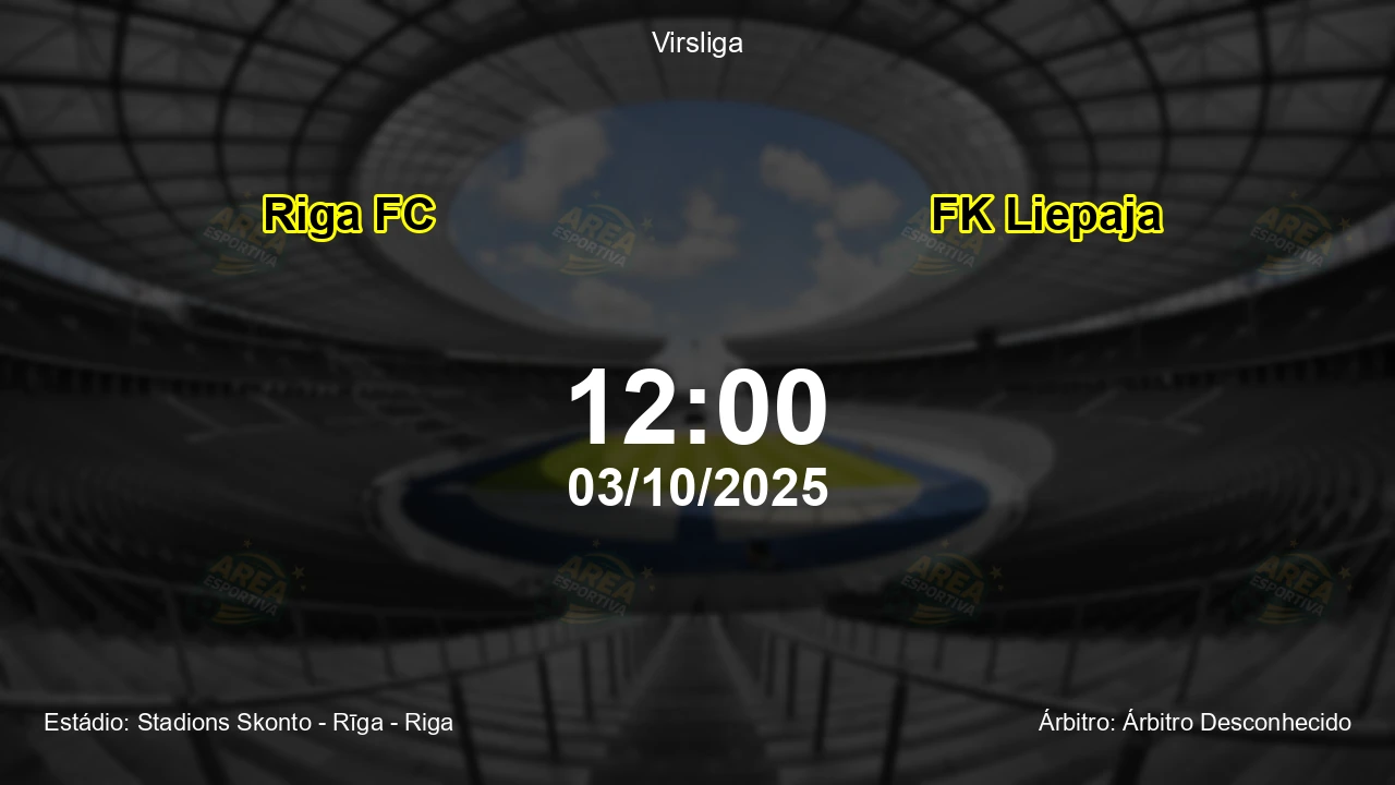 Palpite e análise do jogo Riga FC vs FK Liepaja pela Virsliga